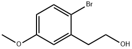 2-(2-溴-5-甲氧基苯基)乙-1-醇 结构式