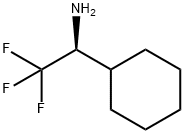 (S)-1-Cyclohexyl-2,2,2-trifluoroethylamine 结构式