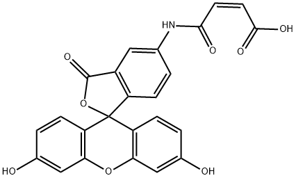荧光素胺马来酸单酰胺 结构式