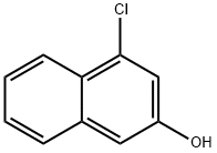 4-氯-2-萘酚 结构式