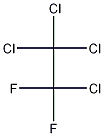 1,1,1,2-Tetrachlorodifluoroethane 结构式