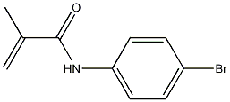 N-(4-BROMOPHENYL)METHACRYLAMIDE 结构式