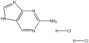 2-Aminopurine Dihydrochloride 结构式