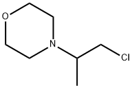 4-(2-氯-1-甲基乙基)吗啉盐酸盐 结构式