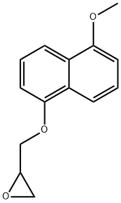 2-[[(5-Methoxy-1-naphthalenyl)oxy]methyl]oxirane 结构式