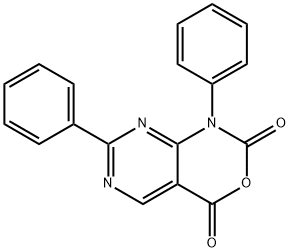 1,7-diphenyl-1H-pyrimido[4,5-d][1,3]oxazine-2,4-dione 结构式