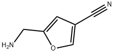 5-(Aminomethyl)furan-3-carbonitrile 结构式