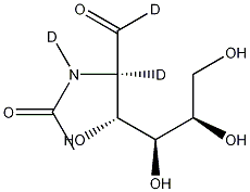 N-Acetyl-D-glucosamine-d3 结构式
