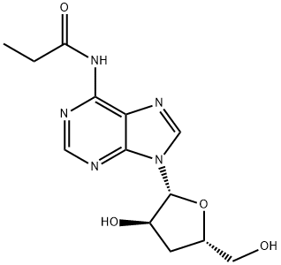 N6-Propionyl Cordycepin 结构式