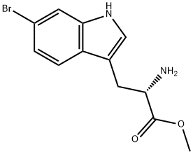 6-溴色氨酸甲酯 结构式