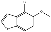 4-chloro-5-methoxybenzofuran 结构式