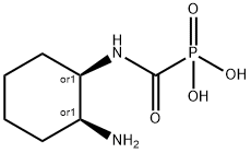 P-[[[(1R,2S)-2-AMINOCYCLOHEXYL]AMINO]CARBONYL]-PHOSPHONIC ACID 结构式