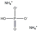 Ammonium hydrogen orthophosphate 结构式