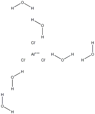 Aluminum chloride hexahydrate 结构式