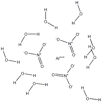 Aluminum nitrate nonahydrate 结构式