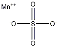 Manganese(II) sulfate 结构式