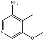 5-甲氧基-4-甲基吡啶-3-胺 结构式
