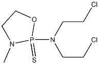 2-[Bis(2-chloroethyl)amino]-3-methyl-1,3,2-oxazaphospholidine 2-sulfide 结构式