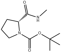 (R)-1-BOC-N-METHYLPYRROLIDINE-2-CARBOXAMIDE 结构式