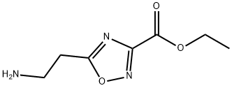 5-(2-氨乙基)-1,2,4-恶二唑-3-羧酸乙酯 结构式