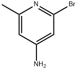 4 -氨基- 2 -溴- 6 -甲基吡啶 结构式