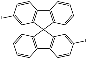 2,2'-二碘-9,9'-螺二芴 结构式