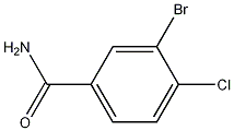 3-BROMO-4-CHLOROBENZAMIDE 结构式