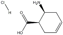 (1R,2S)-(+)-2-Amino-1-cyclohex-4-enecarboxylic acid hydrochloride 结构式