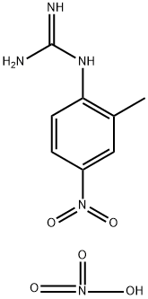 2-Methyl-4-nitrophenylguanidine Nitrate 结构式