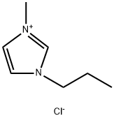 1-甲基-3-丙基氯化咪唑 结构式