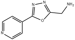 (5-(吡啶-4-基)-1,3,4-恶二唑-2-基)甲胺 结构式