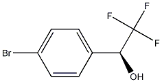 (S)-1-(4-溴苯基)-2,2,2-三氟乙醇 结构式