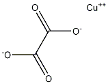Copper(II) oxalate 结构式