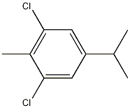 Benzene, 1,3-dichloro-2-methyl-5-(1-methylethyl)- 结构式