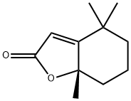 (S)-4,4,7A-三甲基-5,6,7,7A-四氢苯并呋喃-2(4H)-酮 结构式