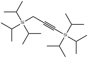 1,3-Bis(triisopropylsilyl)propyne 结构式