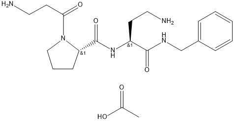 (2S)-BETA-丙氨酰-L-脯氨酰-2,4-二氨基-N-(苯甲基)丁酰胺乙酸盐