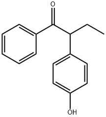 2-(4-Hydroxyphenyl)-1-phenyl-1-butanone 结构式