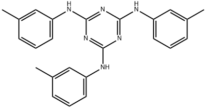N,N',N''-三(3-甲基苯基)-1,3,5-三嗪-2,4,6-三胺 结构式