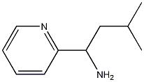 1-(2-吡啶基)-3-甲基-1-丁胺 结构式