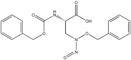 3-[Nitroso(benzyloxy)amino]-N-[(benzyloxy)carbonyl]-L-alanine 结构式