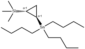 Trimethyl(2-(tributylstannyl)cyclopropyl)silane 结构式