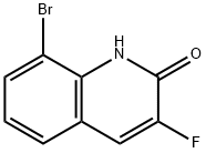 8-溴-3-氟喹啉-2(1H)-酮 结构式