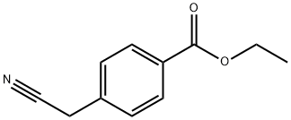 4-乙氧羰基苯乙腈 结构式