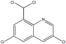 3,6-Dichloro-8-(dichloromethyl)quinoline 结构式