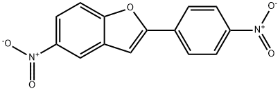 5-nitro-2-(4-nitrophenyl)benzofuran 结构式