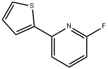 2-氟-6-(噻吩-2-基)吡啶 结构式