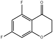 5,7-二氟苯并二氢吡喃-4-酮 结构式