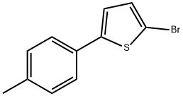 2-bromo-5-(4-methylphenyl)-Thiophene 结构式