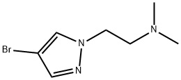 2-(4-溴-1H-吡唑-1-基)-N,N-二甲基乙-1-胺 结构式